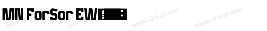 MN ForSor EW字体转换